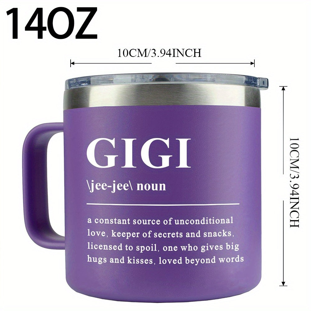Gigi Coffee Mug — 14oz Stainless Steel Gift for Grandma
