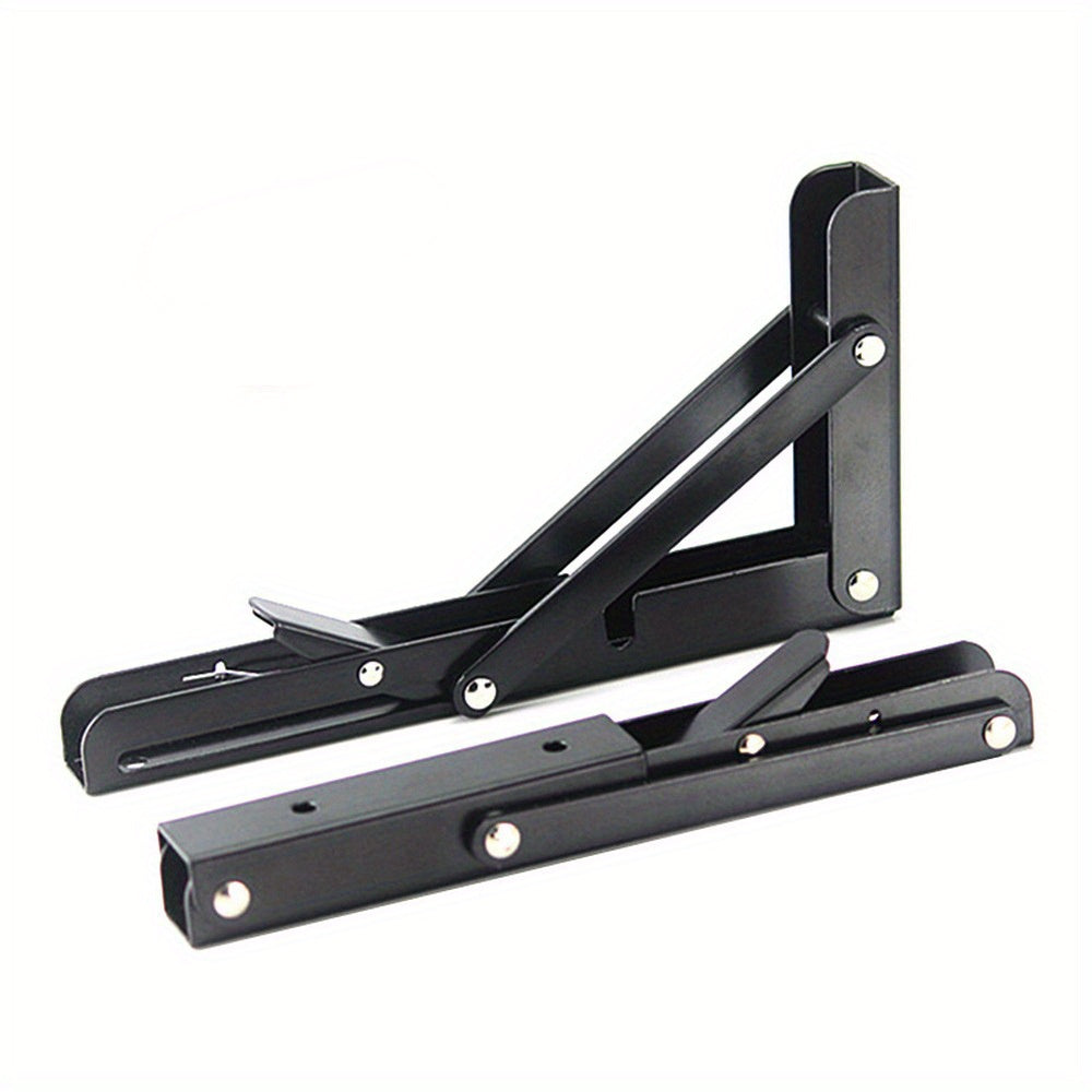 1pc Heavy Duty Adjustable Folding Frame - 90° Foldable Wall-Mounted Industrial Cast Iron & Carbon Steel - For Garage & Workshop Organization - Perfect Gift for DIY Enthusiasts