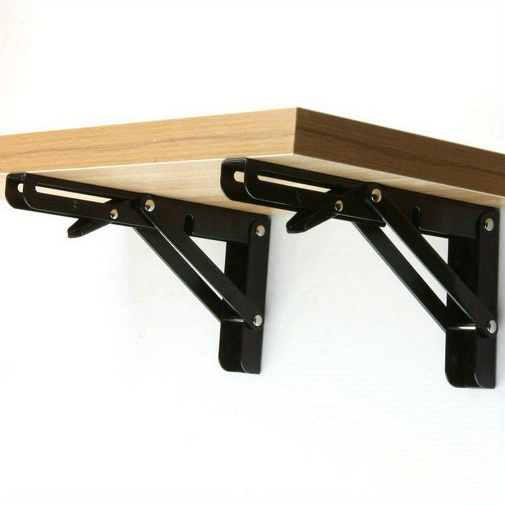 1pc Heavy Duty Adjustable Folding Frame - 90° Foldable Wall-Mounted Industrial Cast Iron & Carbon Steel - For Garage & Workshop Organization - Perfect Gift for DIY Enthusiasts