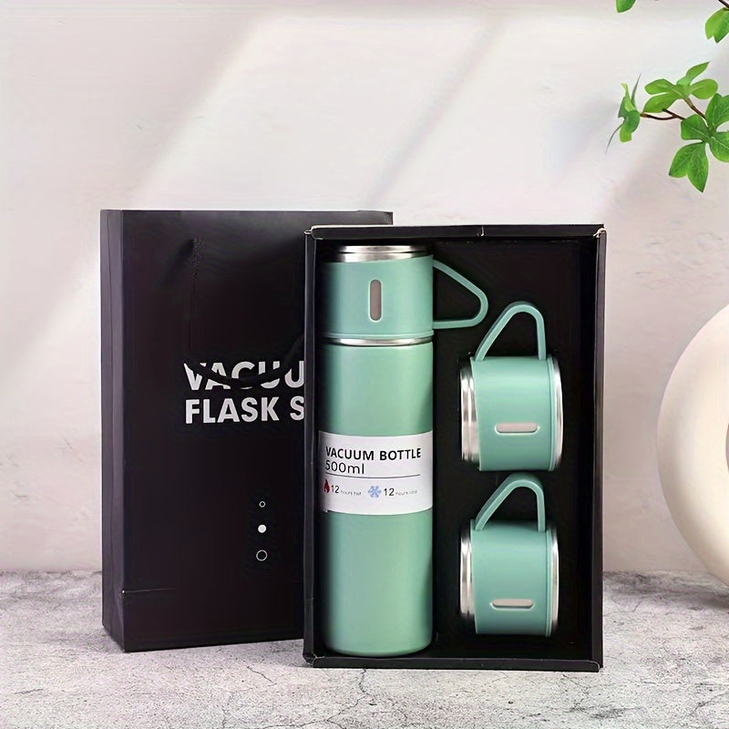 Stainless Steel Vacuum Insulated Thermal Mug & Cup Set