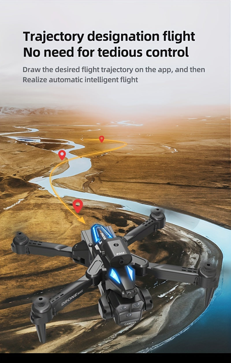 C10 Drone With Aerial Camera Three, 360° Infrared Obstacle Avoidance, Remote Control Boys And Girls Gifts, Outdoor Games