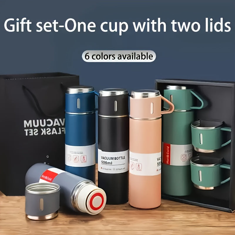 Stainless Steel Vacuum Insulated Thermal Mug & Cup Set