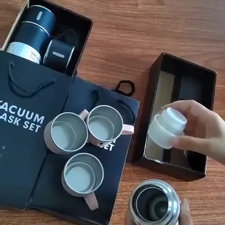 Stainless Steel Vacuum Insulated Thermal Mug & Cup Set