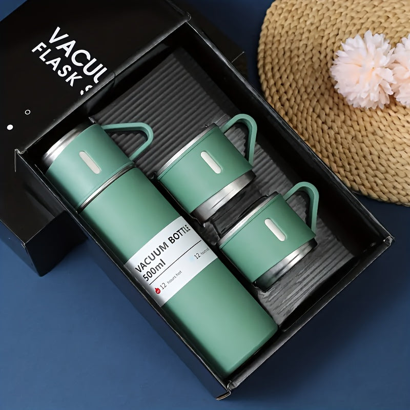 Stainless Steel Vacuum Insulated Thermal Mug & Cup Set