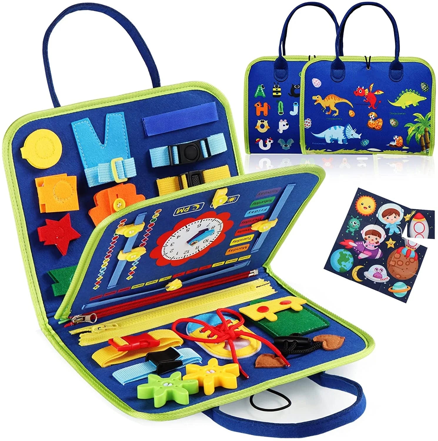 Montessori Toddler Busy Board | Autism Sensory Toy for Life Skills & Motor Development