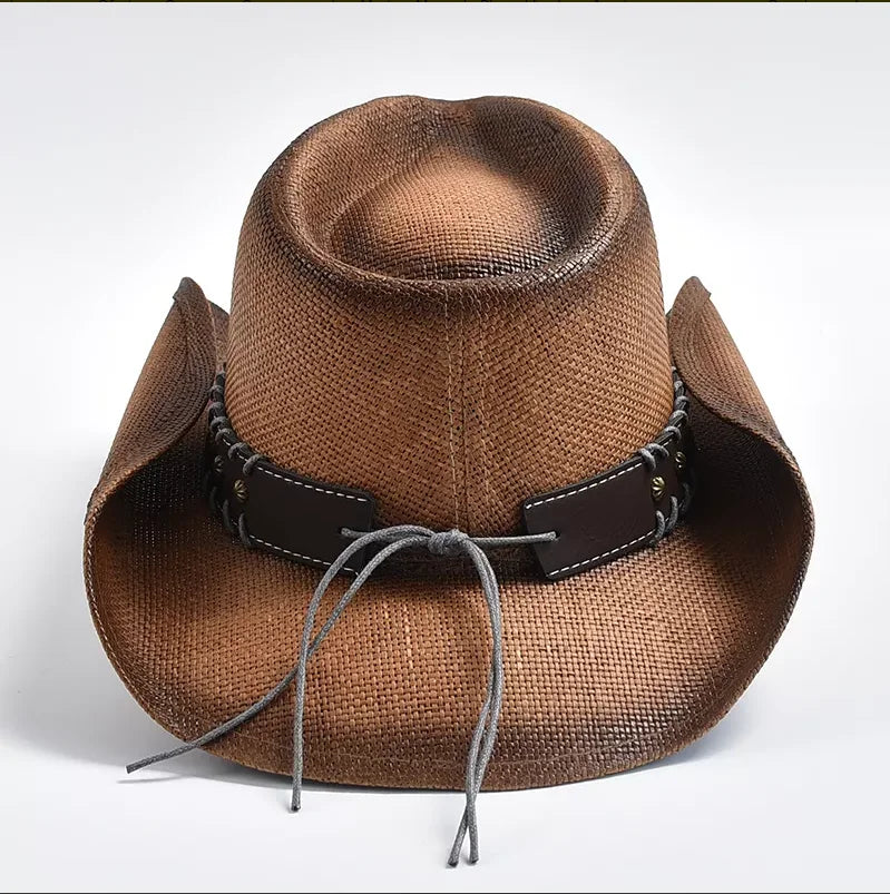Cowgirl Hats for Women Straw Cowboy Hat Western Beach Sun Hat with Shapeable Brim for Coastal Cowgirl men hats