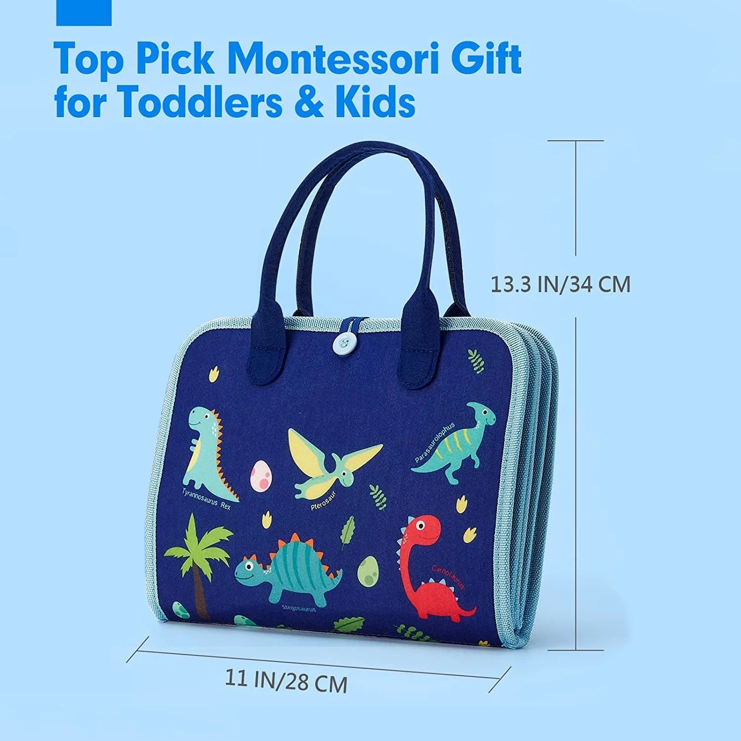 Montessori Toddler Busy Board | Autism Sensory Toy for Life Skills & Motor Development