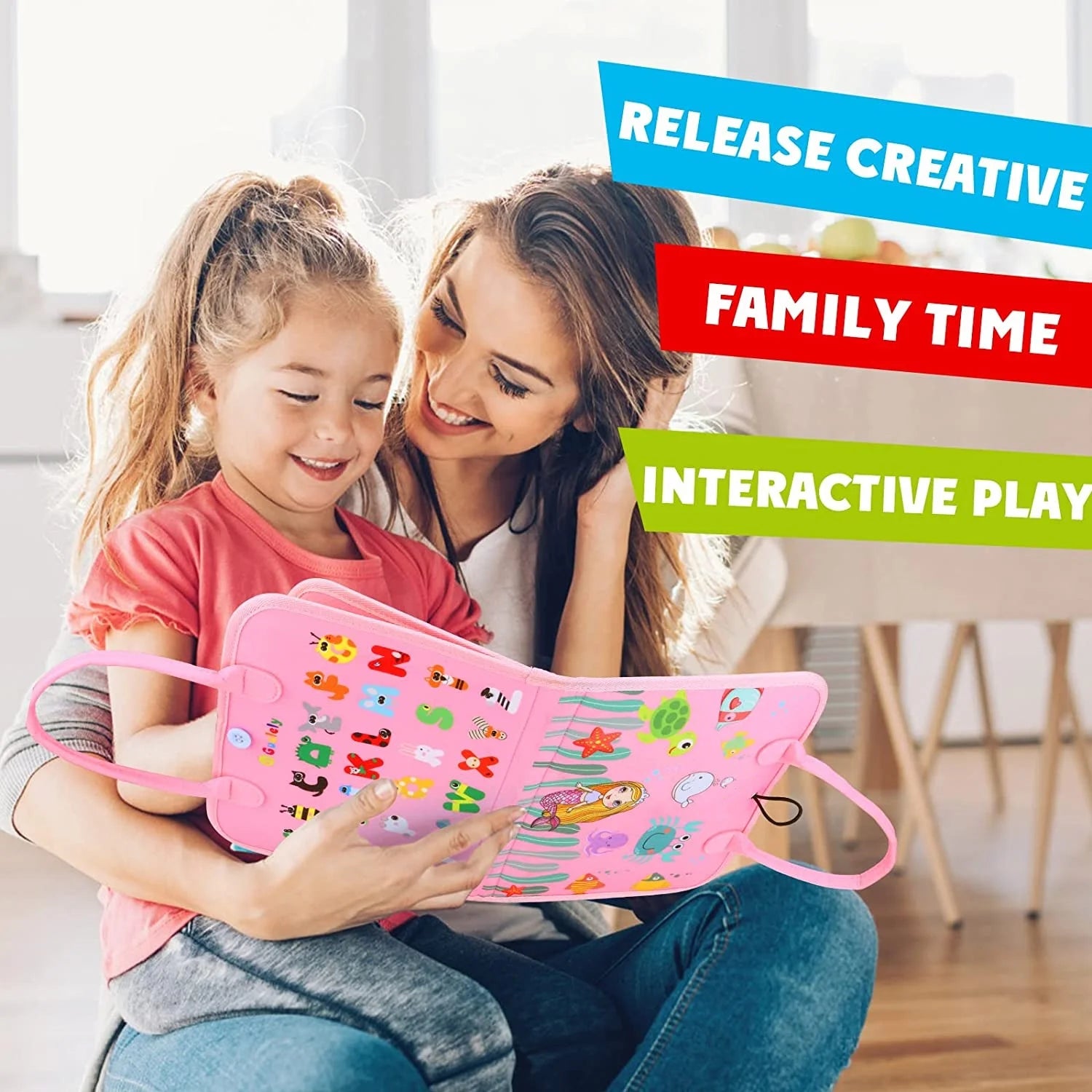 Montessori Toddler Busy Board | Autism Sensory Toy for Life Skills & Motor Development