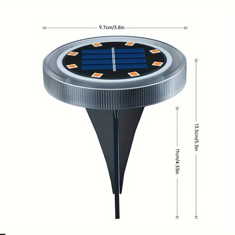 Solar Lamp Lawn LED Powerd Non-Slip Lamp Landscape Light Waterproof IP65 Decorative Outdoor Garden Yard Patio Path Stairs
