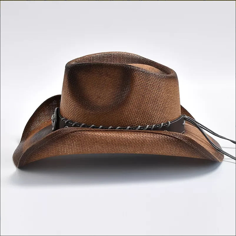 Cowgirl Hats for Women Straw Cowboy Hat Western Beach Sun Hat with Shapeable Brim for Coastal Cowgirl men hats