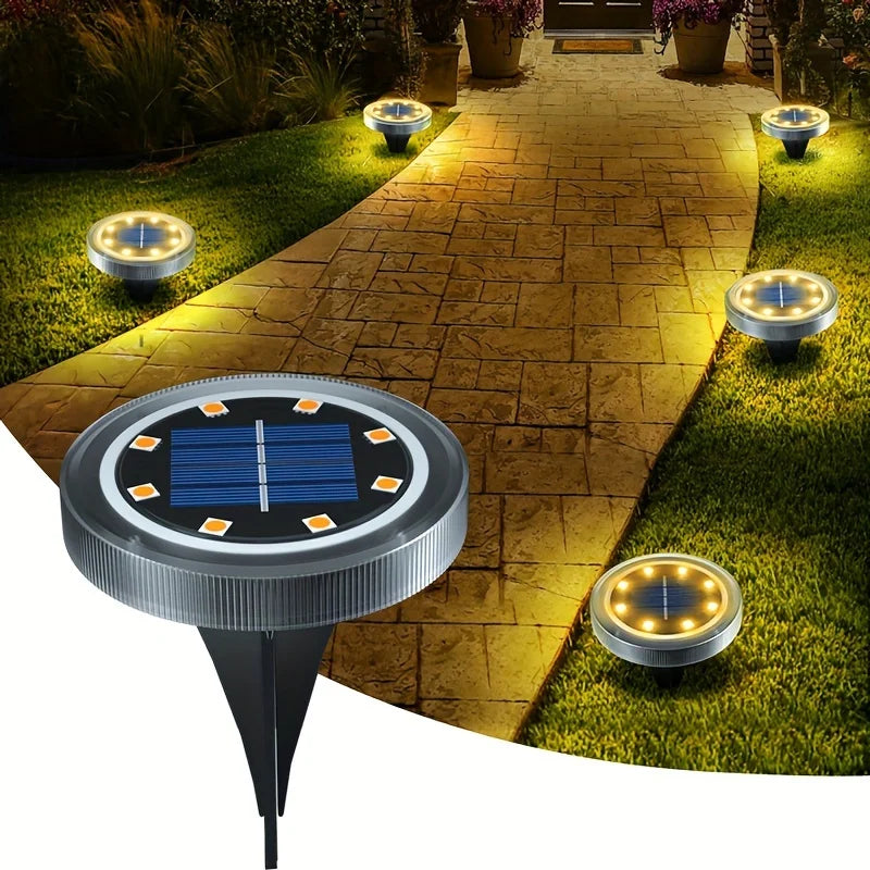 Solar Lamp Lawn LED Powerd Non-Slip Lamp Landscape Light Waterproof IP65 Decorative Outdoor Garden Yard Patio Path Stairs