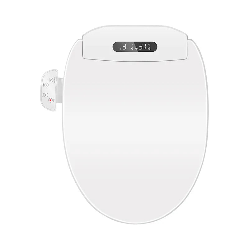 High-Grade Smart Intelligent Toilet Seat Home Design with Durable Plastic Material Elongated Shape