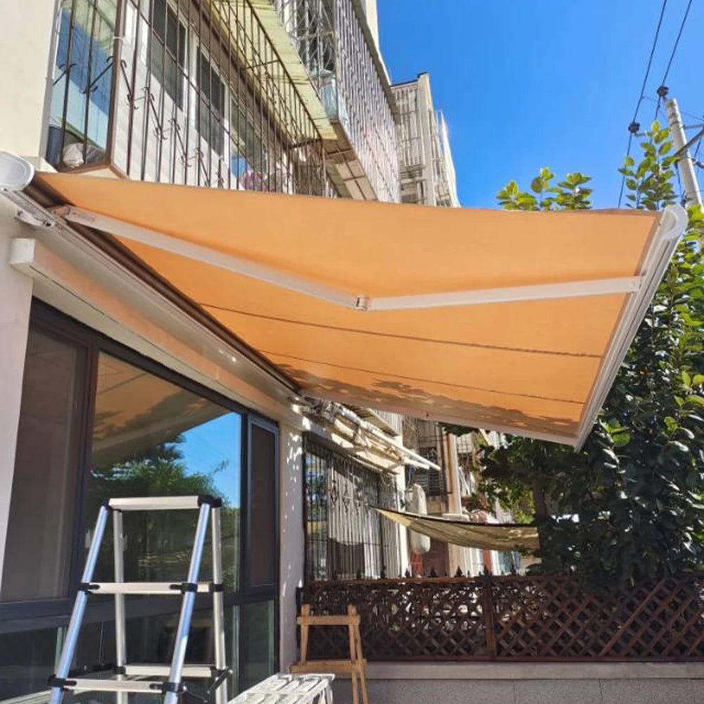 Electric Retractable Awning | UV Blocking Weatherproof Patio Shade – Custom Sizes