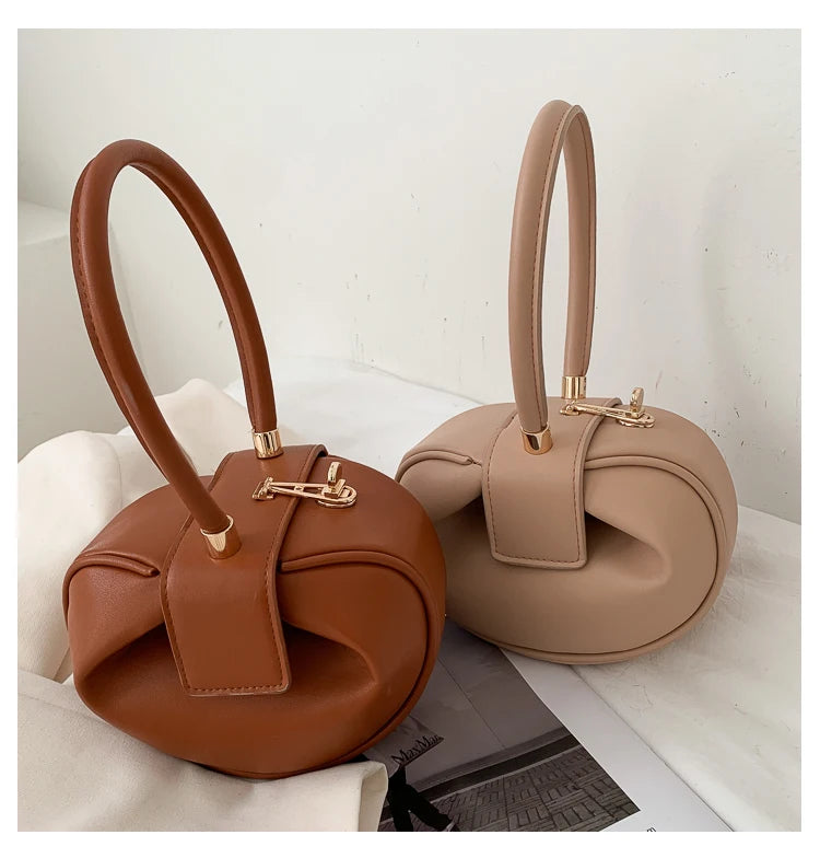 Women's Mini Bowling Round Shoulder Bag