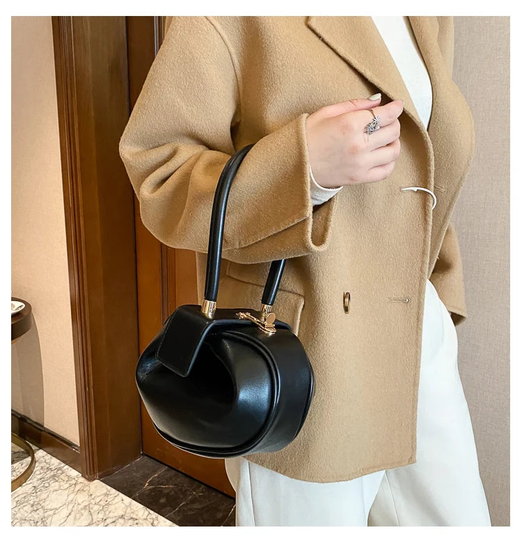 Women's Mini Bowling Round Shoulder Bag