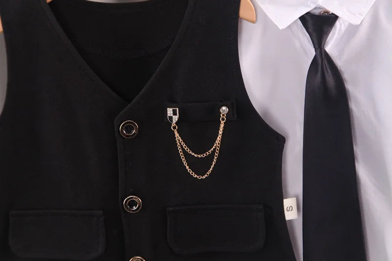Toddler Boys Gentleman 3-Piece Formal Outfit Set