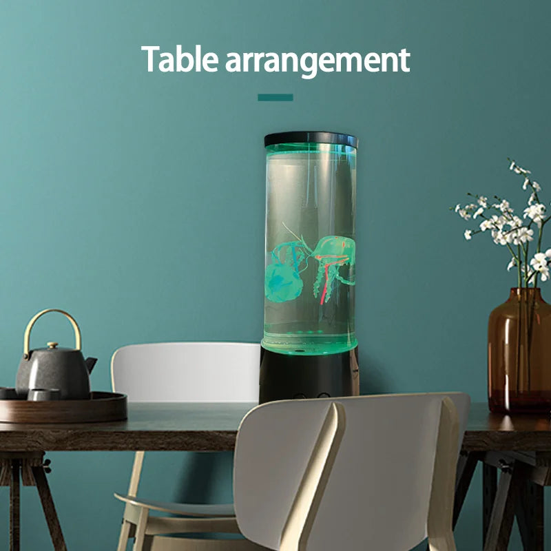 Remote Control LED Jellyfish Night Lamp | Mood Light & Aquarium Lamp for Kids Bedroom