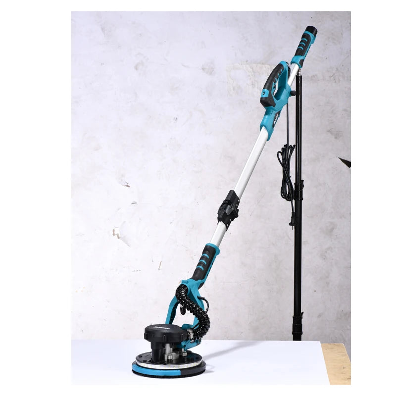 Fashion 220V DIY Industrial Electric Polishing Sander Home Use Long Pole Foldable Double Lamp Belt Wall Sandpaper Putty Tool
