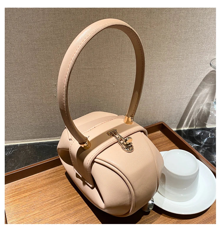 Women's Mini Bowling Round Shoulder Bag