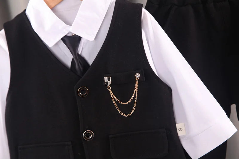 Toddler Boys Gentleman 3-Piece Formal Outfit Set