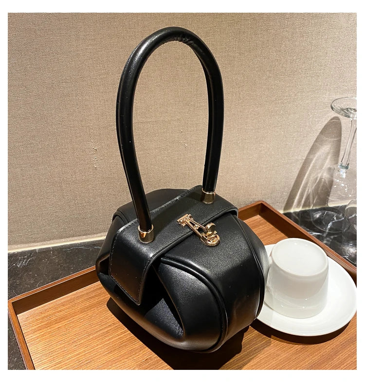Women's Mini Bowling Round Shoulder Bag