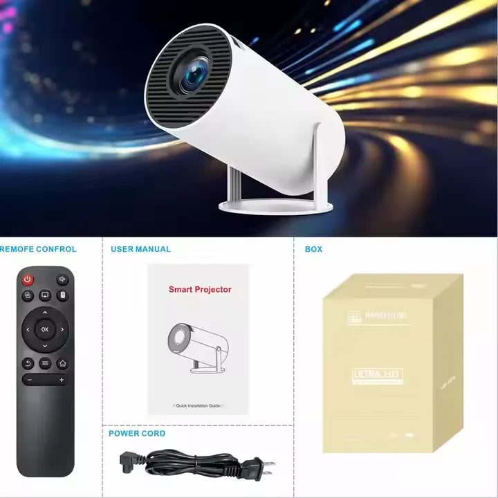 LONNST HY300 New Game Projector 3d Wireless Wifi Blue-tooth Portable Projector Video Game Console Game Projector for Home