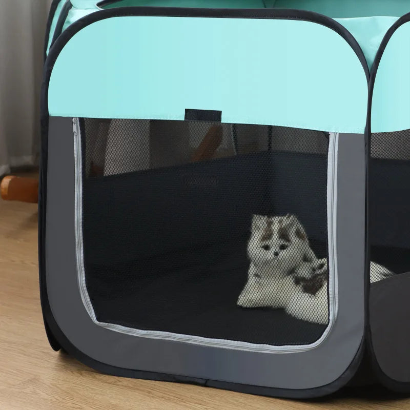 2026 Trending Dogs Cats Maternity Room Fully Enclosed Home Birthing Delivery Nest Oxford Fabric Teddy Cat Maternity Box