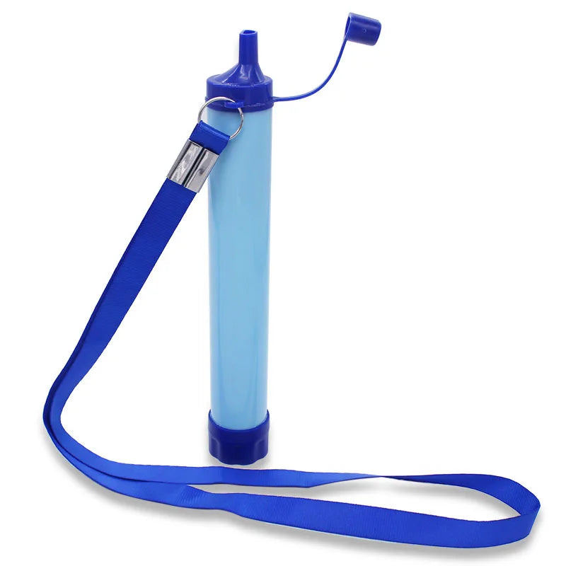 Disaster Preparedness Water Filter, Personal Survival Straw Purifier for Emergency Kits, Outdoor Camping & Hiking Gear