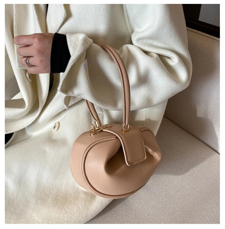 Women's Mini Bowling Round Shoulder Bag