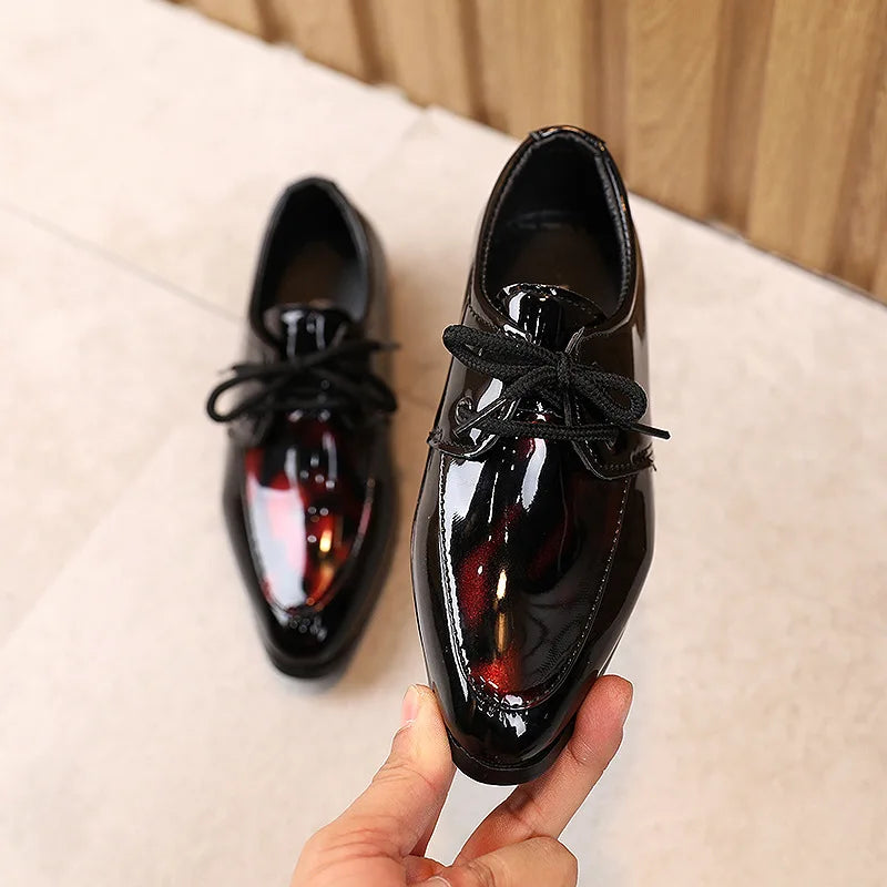 Kids' Unisex Patent Leather Party & School Dress Shoes