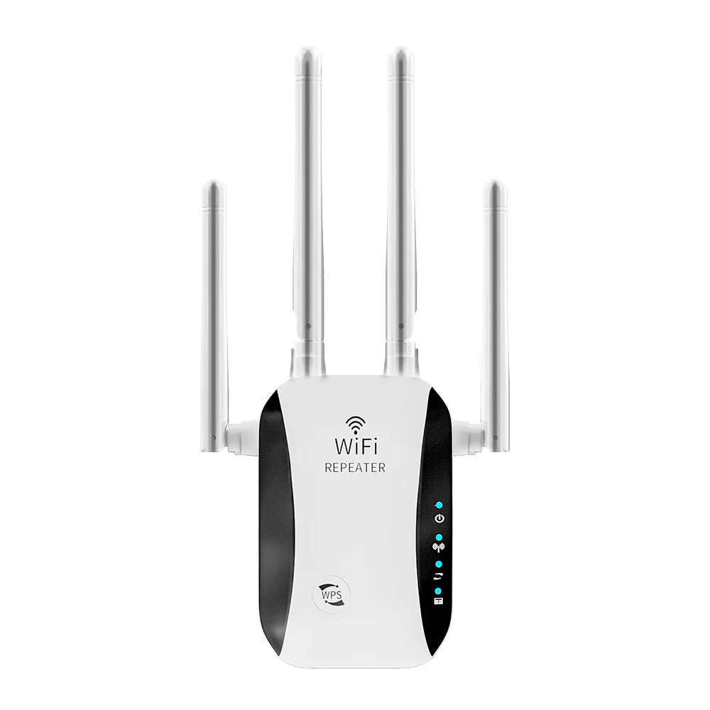 WiFi Extender WiFi Signal Booster, 300Mbps 2.4GHz WiFi Range Extdender for Home, Wireless WiFi Repeater with Ethernet Ports