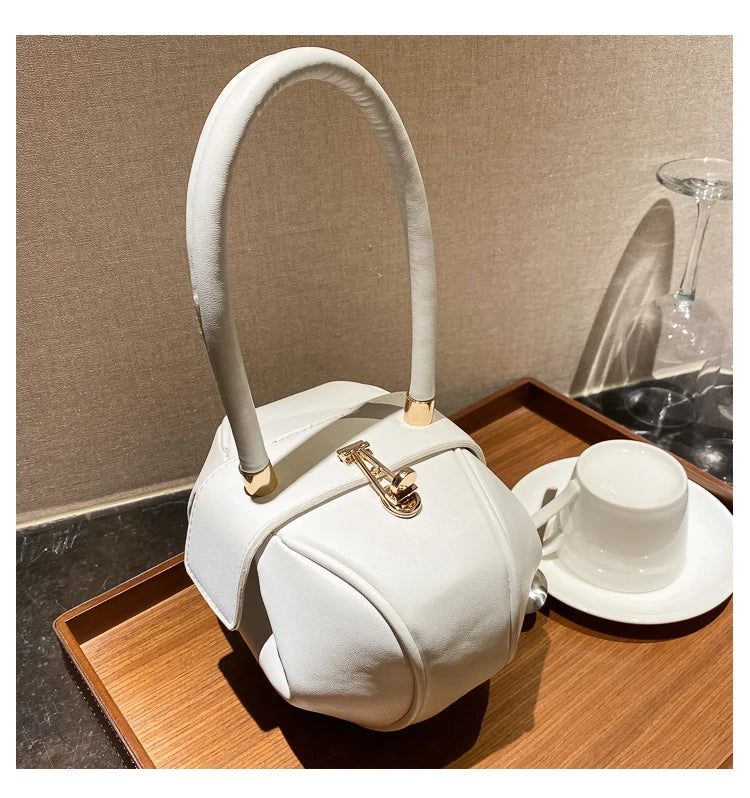 Women's Mini Bowling Round Shoulder Bag