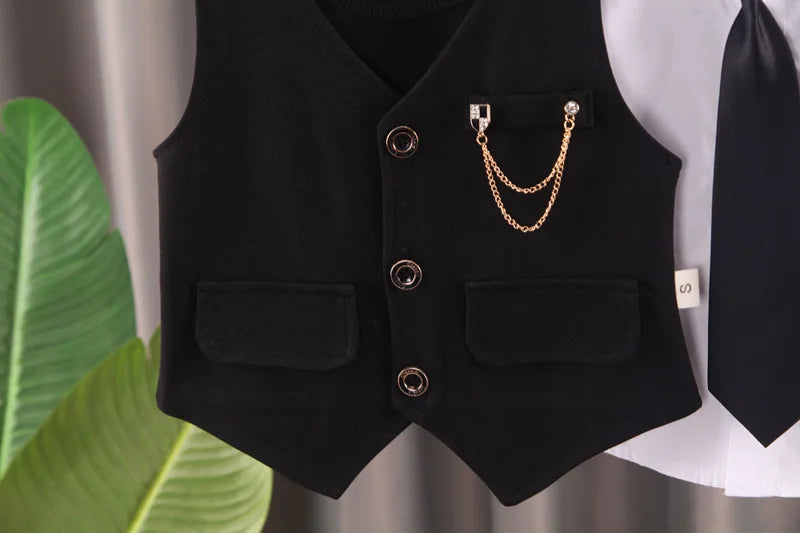 Toddler Boys Gentleman 3-Piece Formal Outfit Set
