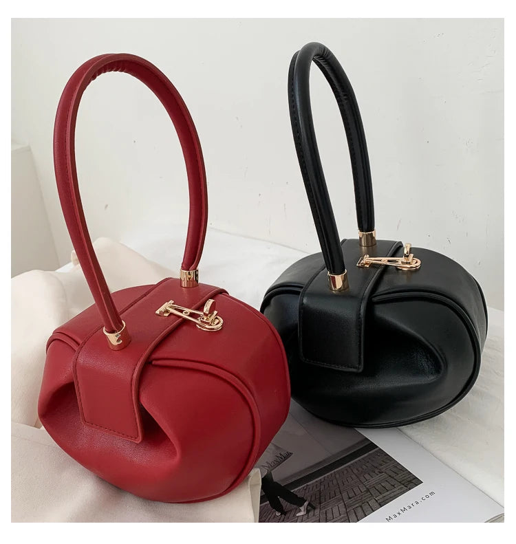 Women's Mini Bowling Round Shoulder Bag