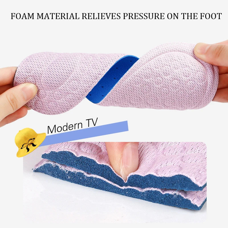 Memory Foam Comfort Shoe Insoles — Breathable & Shock-Absorbing