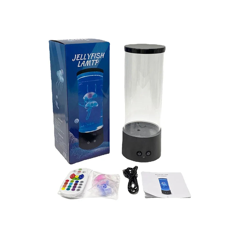 Remote Control LED Jellyfish Night Lamp | Mood Light & Aquarium Lamp for Kids Bedroom