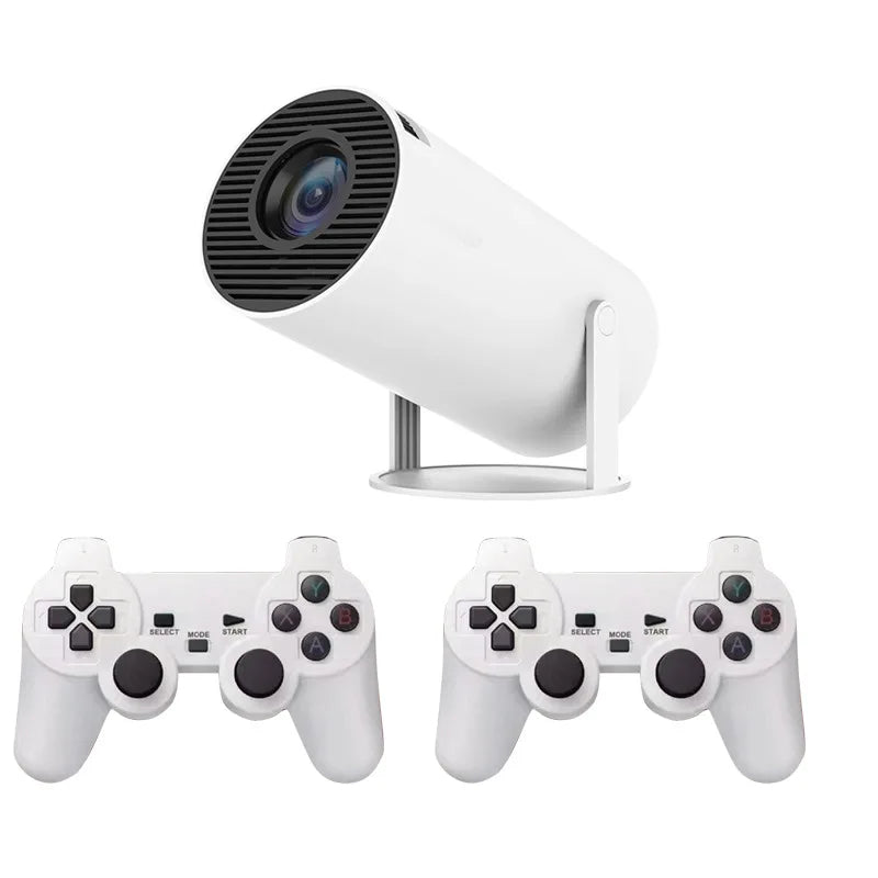 LONNST HY300 New Game Projector 3d Wireless Wifi Blue-tooth Portable Projector Video Game Console Game Projector for Home