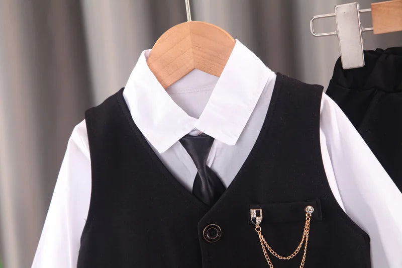 Toddler Boys Gentleman 3-Piece Formal Outfit Set