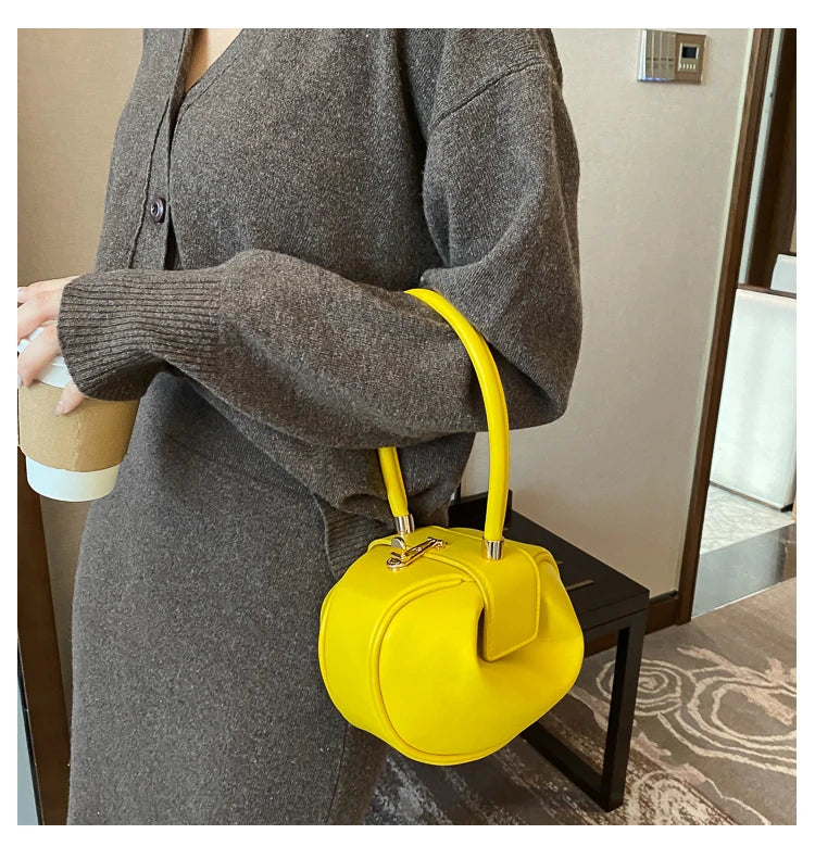 Women's Mini Bowling Round Shoulder Bag