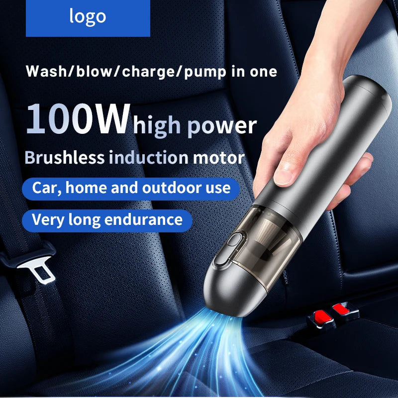Car Vacuum Cleaner High Suction Power 15000PA Blow Suction Cordless Handheld Vacuum Cleaner for Car Home