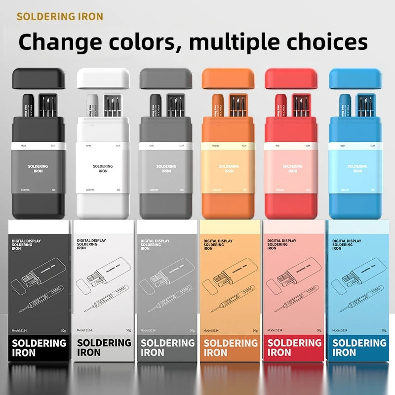 New USB Wireless Soldering Iron, Portable Digital Displays Soldering Iron,  Home Soldering Repair Special Soldering Iron Set