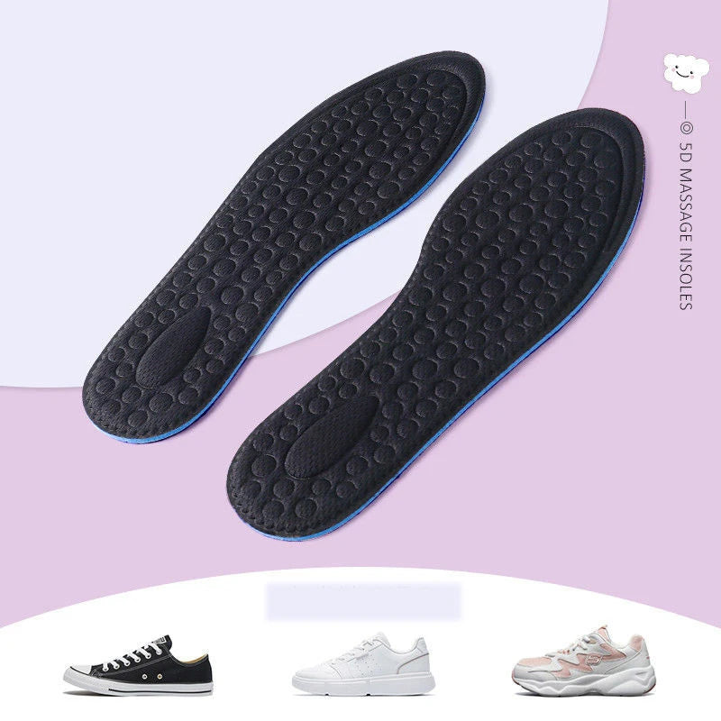 Memory Foam Comfort Shoe Insoles — Breathable & Shock-Absorbing