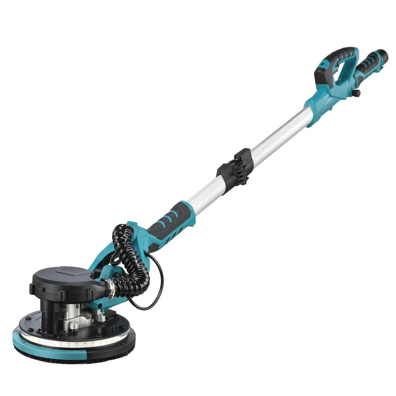 Fashion 220V DIY Industrial Electric Polishing Sander Home Use Long Pole Foldable Double Lamp Belt Wall Sandpaper Putty Tool
