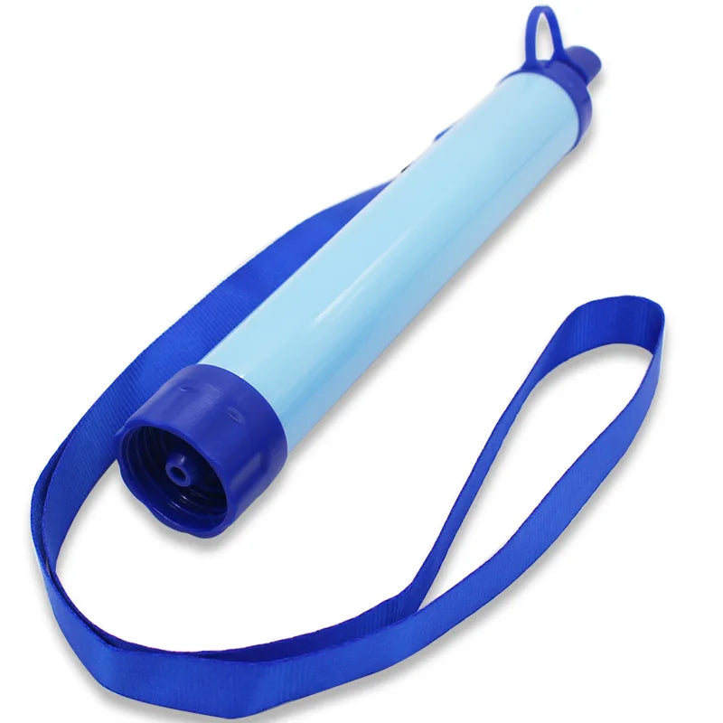 Disaster Preparedness Water Filter, Personal Survival Straw Purifier for Emergency Kits, Outdoor Camping & Hiking Gear