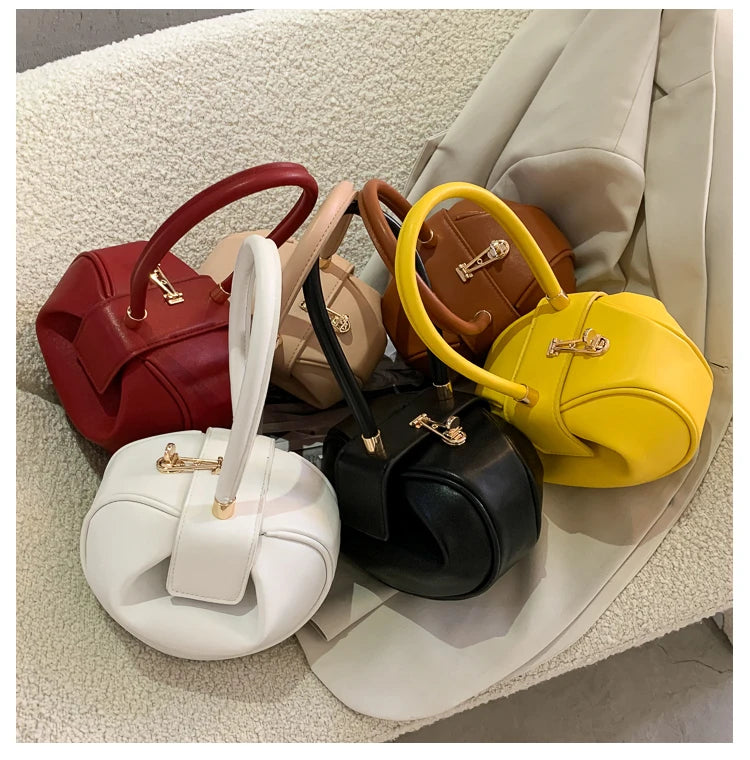 Women's Mini Bowling Round Shoulder Bag