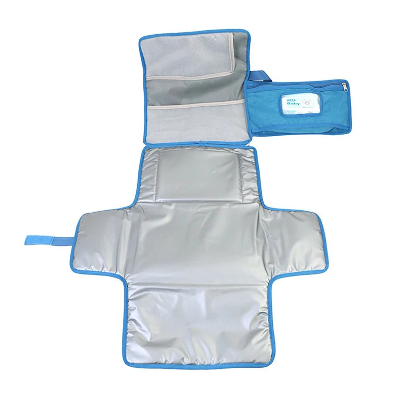 Multi-Functional Waterproof Fabric Portable Diaper Changing Pad Trolley Folding Home Textile