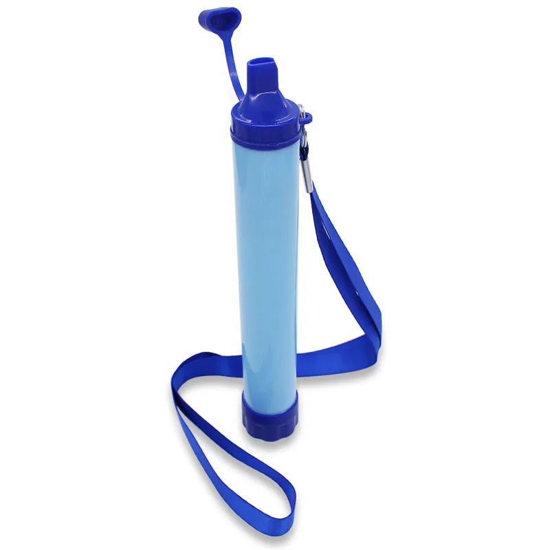 Disaster Preparedness Water Filter, Personal Survival Straw Purifier for Emergency Kits, Outdoor Camping & Hiking Gear