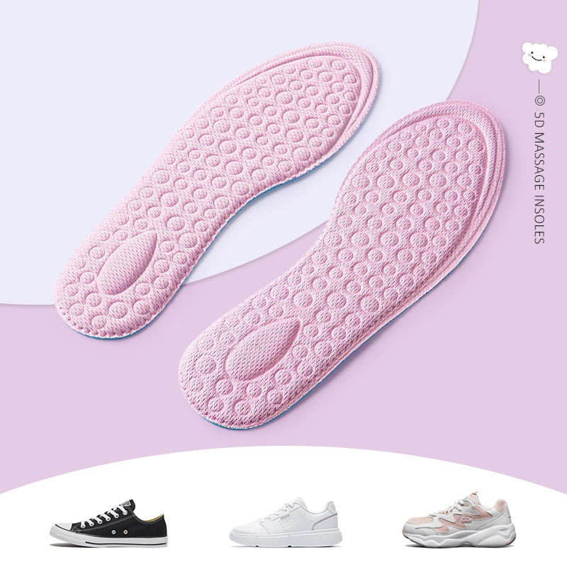 Memory Foam Comfort Shoe Insoles — Breathable & Shock-Absorbing