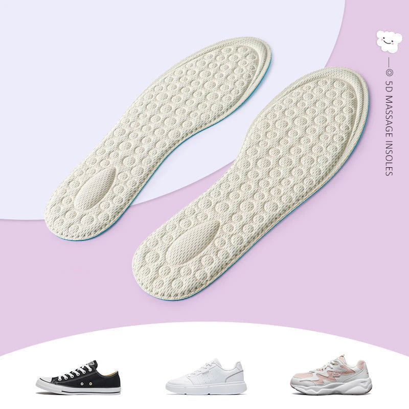 Memory Foam Comfort Shoe Insoles — Breathable & Shock-Absorbing