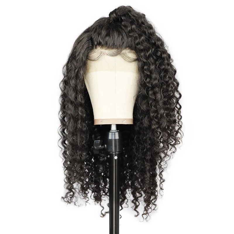 Wholesale 10A Deep Wave Mink Brazilian Virgin Hair Extensions Shein Bundles with Scrunchie Wig Private Label Remy Hair Packaging